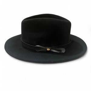 Wool Felt Fedora Hat - One Size Fits All